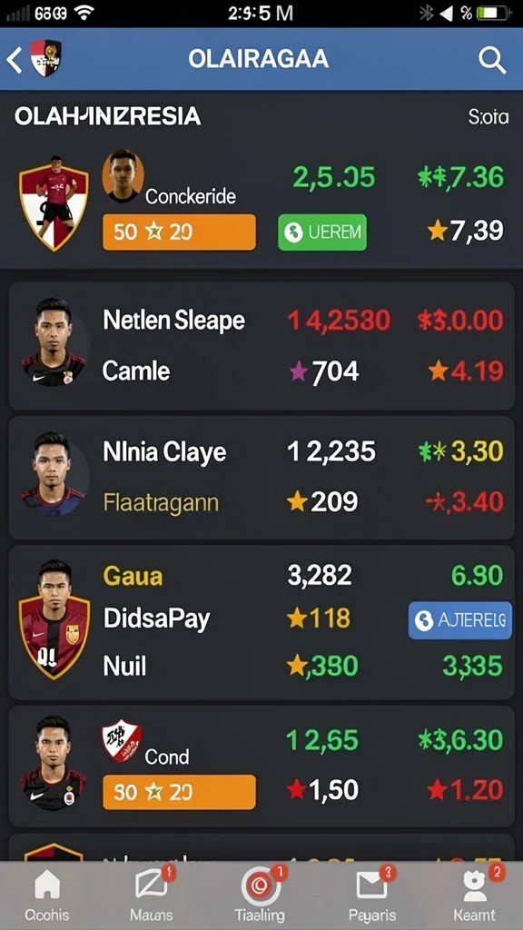 fav77 - Tampilan antarmuka yang menarik dan interaktif.
