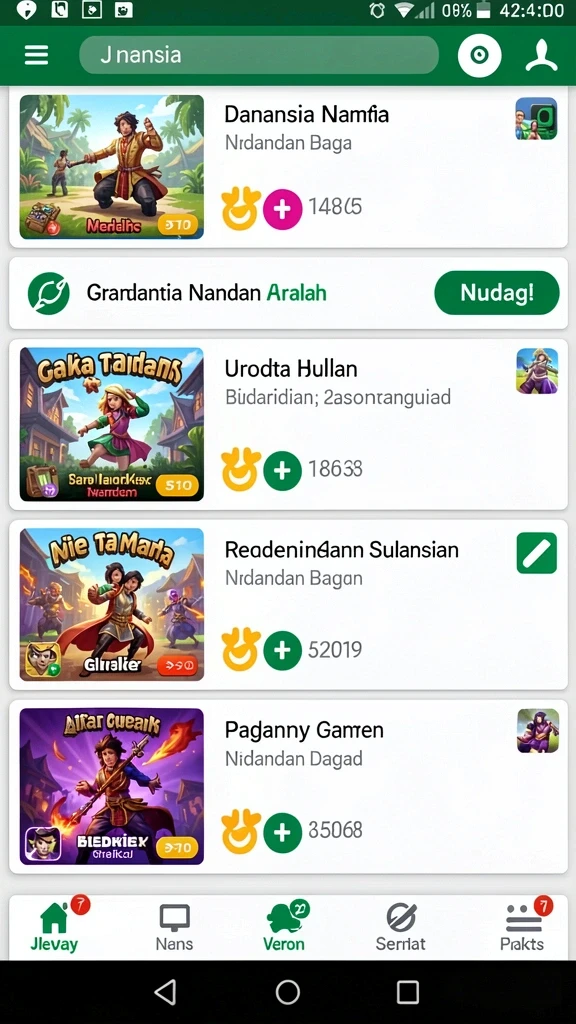 gatotkaca123 - Tampilan grafis yang memukau dan interaktif.