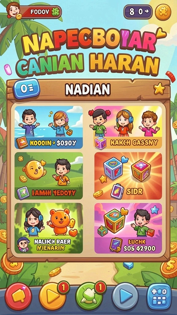 gowin - Tangkapan layar yang menunjukkan aksi seru di GOWIN.