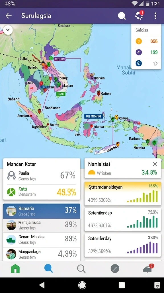 gowin - Tangkapan layar dari mode multiplayer yang penuh tantangan.
