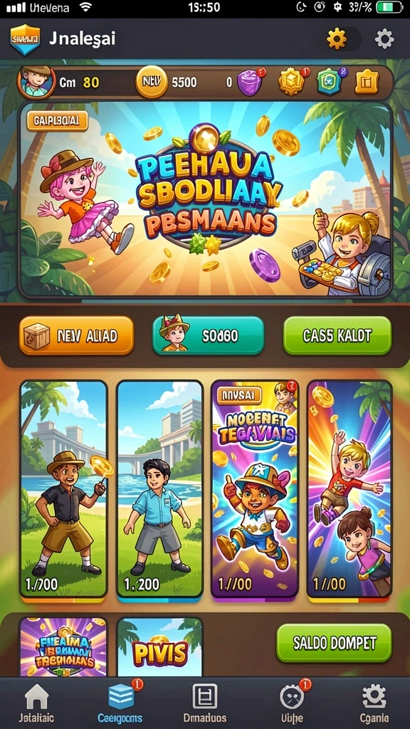mabar88 - Screenshot menampilkan fitur interaksi sosial antar pemain.