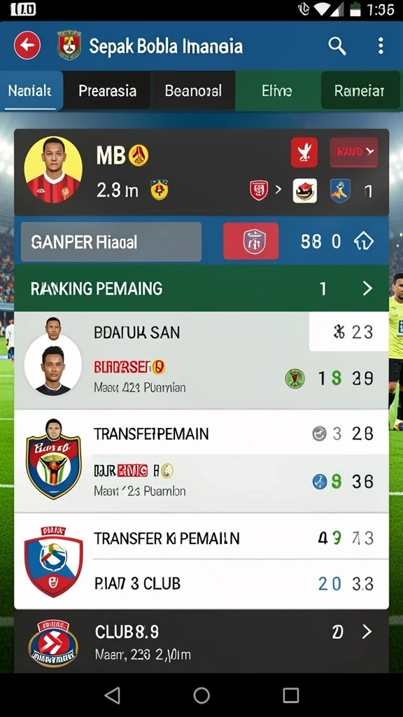 sapitoto - Tampilan antarmuka yang ramah pengguna.