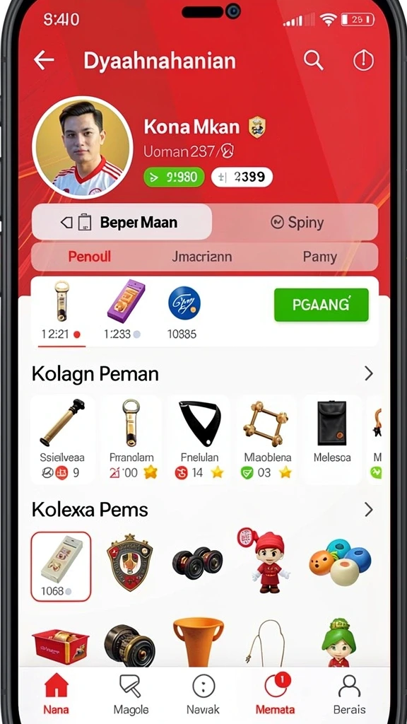 ungutoto - Tampilan antarmuka yang user-friendly dan menarik.